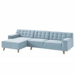 Tom Tailor Ecksofa Nordic Chic II Webstoff - Stoff TUS: 6 sky blue - Longchair davorstehend links -Wohnzimmermöbel boutique en ligne ecksofa nordic chic ii webstoff longchair davorstehend rechts stoff tus6 sky blue 5121812