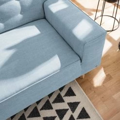 Tom Tailor Ecksofa Nordic Chic II Webstoff - Stoff TUS: 6 sky blue - Longchair davorstehend links -Wohnzimmermöbel boutique en ligne ecksofa nordic chic ii webstoff longchair davorstehend rechts stoff tus6 sky blue 5181772