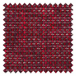 Fredriks Ecksofa Dulmen (mit Schlaffunktion) - Kunstleder/Strukturstoff - Longchair beidseitig montierbar - Schwarz / Rot -Wohnzimmermöbel boutique en ligne ecksofa palma mit schlaffunktion kunstleder strukturstoff schwarz rot 1150998