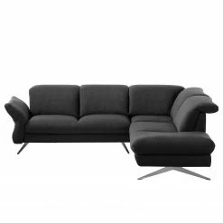 Loftscape Ecksofa Radway Flachgewebe - Dunkelgrau - Ottomane davorstehend rechts -Wohnzimmermöbel boutique en ligne ecksofa radway flachgewebe ottomane davorstehend rechts dunkelgrau 4971612