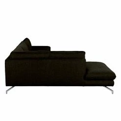Loftscape Ecksofa Sharon - Webstoff Braun-Schwarz - Ottomane davorstehend links - Ohne Kopfstützen -Wohnzimmermöbel boutique en ligne ecksofa sharon webstoff braun schwarz ottomane davorstehend links ohne kopfstuetzen 4438296