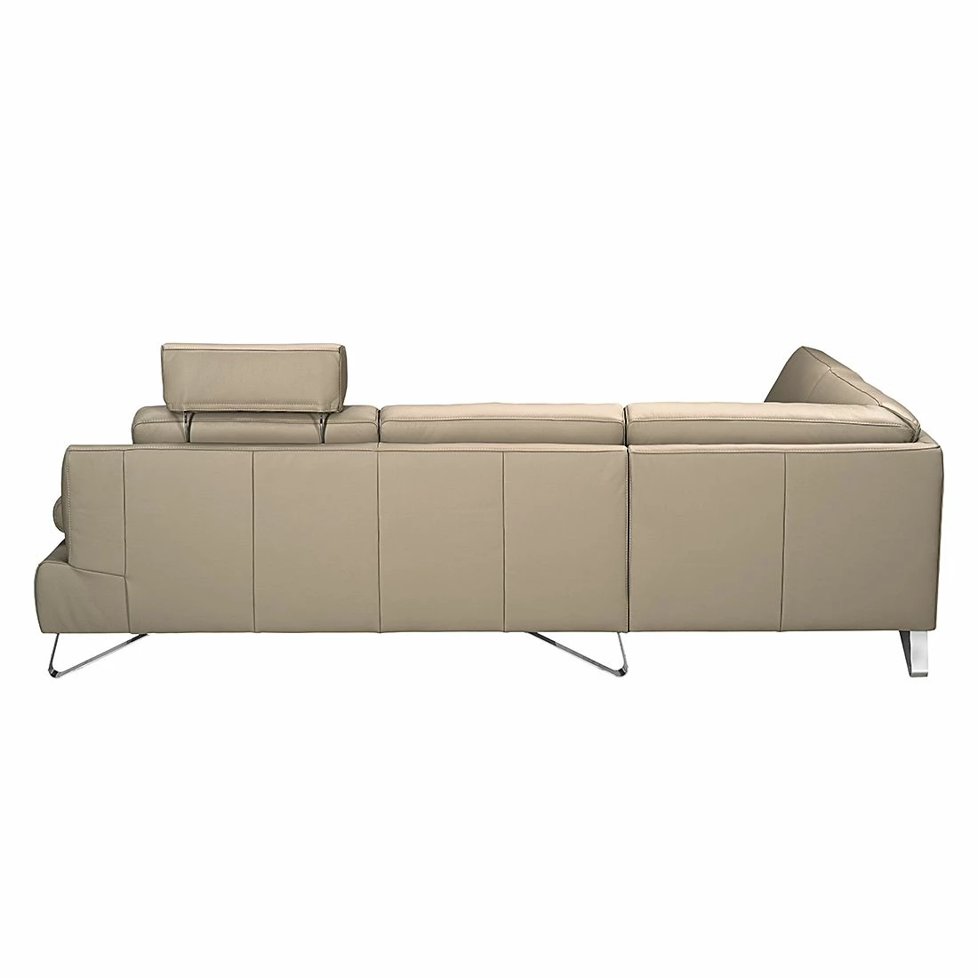 Loftscape Ecksofa Silvano - Kunstleder Taupe - Ottomane davorstehend links - mit 1 Kopfstütze 9 Loftscape Ecksofa Silvano - Kunstleder Taupe - Ottomane davorstehend links - mit 1 Kopfstütze – Bild 9
