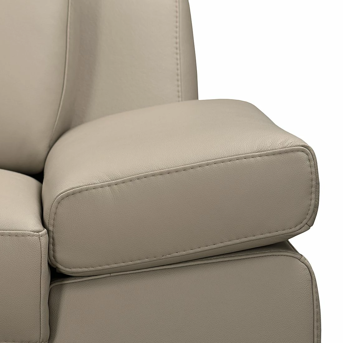 Loftscape Ecksofa Silvano - Kunstleder Taupe - Ottomane davorstehend rechts - mit 1 Kopfstütze 9 Loftscape Ecksofa Silvano - Kunstleder Taupe - Ottomane davorstehend rechts - mit 1 Kopfstütze – Bild 9