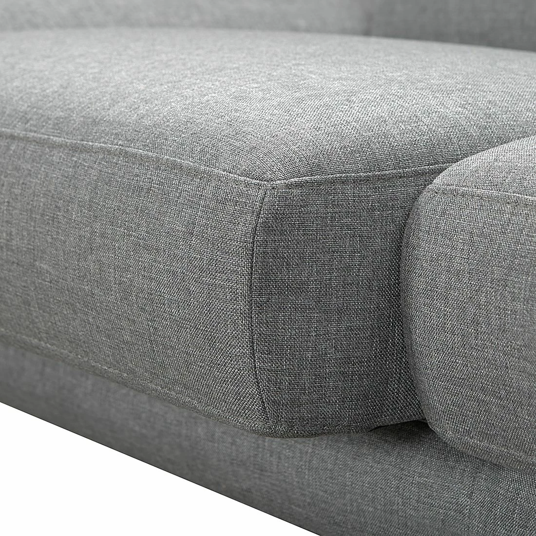 Loftscape Ecksofa Silvano - Webstoff Grau - Longchair davorstehend links - Mit 1 Kopfstütze 7 Loftscape Ecksofa Silvano - Webstoff Grau - Longchair davorstehend links - Mit 1 Kopfstütze – Bild 7