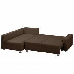 Fredriks Ecksofa Upwell (mit Schlaffunktion) - Strukturstoff -Wohnzimmermöbel boutique en ligne ecksofa upwell mit schlaffunktion strukturstoff ottomane davorstehend links kokosnuss braun 5050608