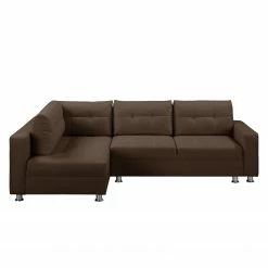 Fredriks Ecksofa Upwell (mit Schlaffunktion) - Strukturstoff -Wohnzimmermöbel boutique en ligne ecksofa upwell mit schlaffunktion strukturstoff ottomane davorstehend links kokosnuss braun 5050620