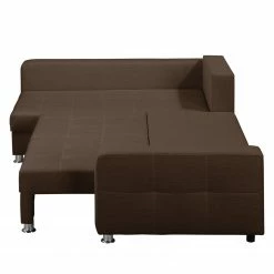 Fredriks Ecksofa Upwell (mit Schlaffunktion) - Strukturstoff -Wohnzimmermöbel boutique en ligne ecksofa upwell mit schlaffunktion strukturstoff ottomane davorstehend links kokosnuss braun 5050628