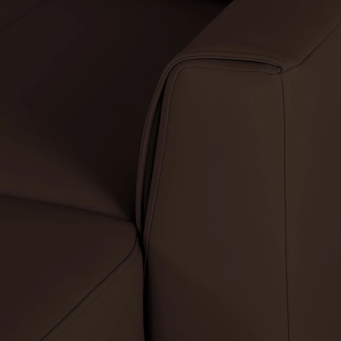 Loftscape Ecksofa Venezia - (mit Schlaffunktion / beidseitig montierbar) Kunstleder - Braun 12 Loftscape Ecksofa Venezia - (mit Schlaffunktion / beidseitig montierbar) Kunstleder - Braun – Bild 12