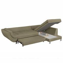 Roomscape Ecksofa Zechin (mit Schlaffunktion) - Webstoff - Latte Macchiato - Ottomane davorstehend rechts -Wohnzimmermöbel boutique en ligne ecksofa zechin mit schlaffunktion webstoff ottomane davorstehend rechts latte macchiato 4193248