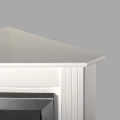 Montreux Elektro-Eckkamin Louisiana - Weiß -Wohnzimmermöbel boutique en ligne elektroeckkamin louisiana weiss 4169548