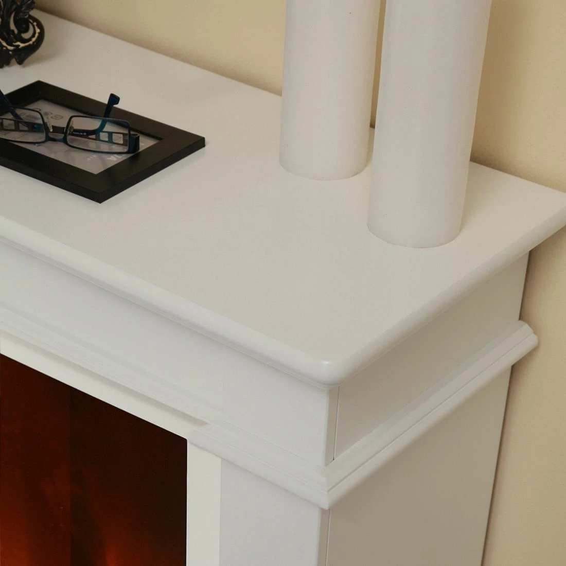 Montreux Elektrokamin Dunwich - Brilliantweiß 12 Montreux Elektrokamin Dunwich - Brilliantweiß – Bild 12