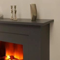 Montreux Elektrokamin Landia - Schiefer Dekor -Wohnzimmermöbel boutique en ligne elektrokamin landia schiefer dekor 3476301