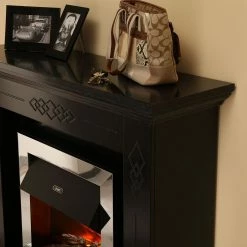 Montreux Elektrokamin Missouri - Schwarz/Grau marmoriert -Wohnzimmermöbel boutique en ligne elektrokamin missouri schwarz grau marmoriert 4168884