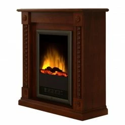 Montreux Elektrokamin Mode - Nußbaum antik
