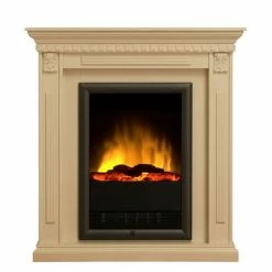 Montreux Elektrokamin Neptun - cremeweiß lackiert -Wohnzimmermöbel boutique en ligne elektrokamin neptun cremeweiss lackiert 1923550