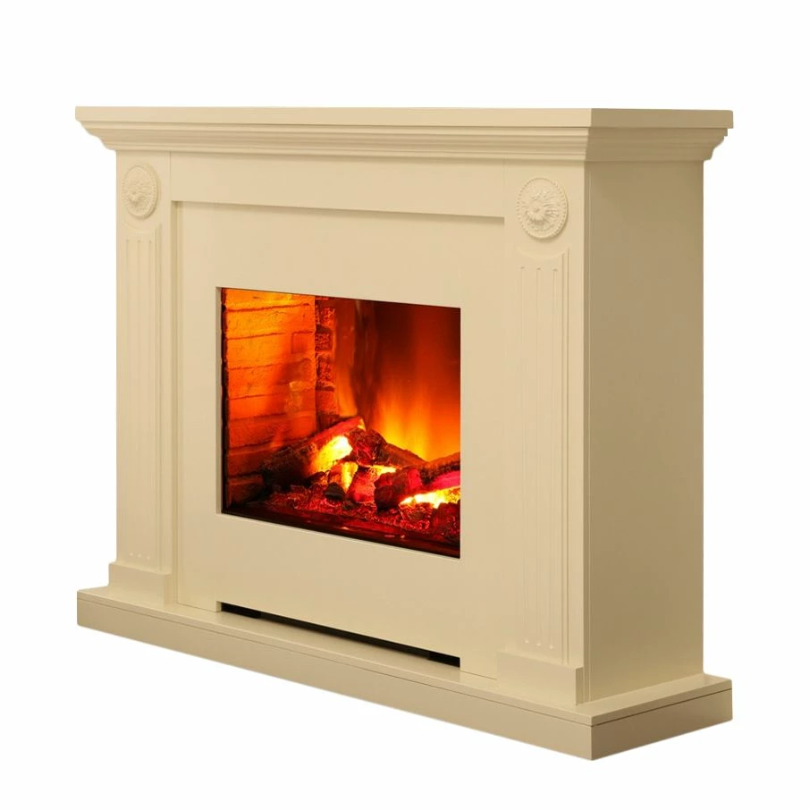 Montreux Elektrokamin Sommatino - Cremeweiß 1 Montreux Elektrokamin Sommatino - Cremeweiß