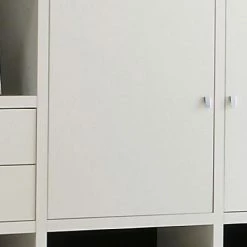 Loftscape Regalwand Empire III - Weiß -Wohnzimmermöbel boutique en ligne empire wohnwand weiss mit 4 tueren und 4 schubkaesten 1106361