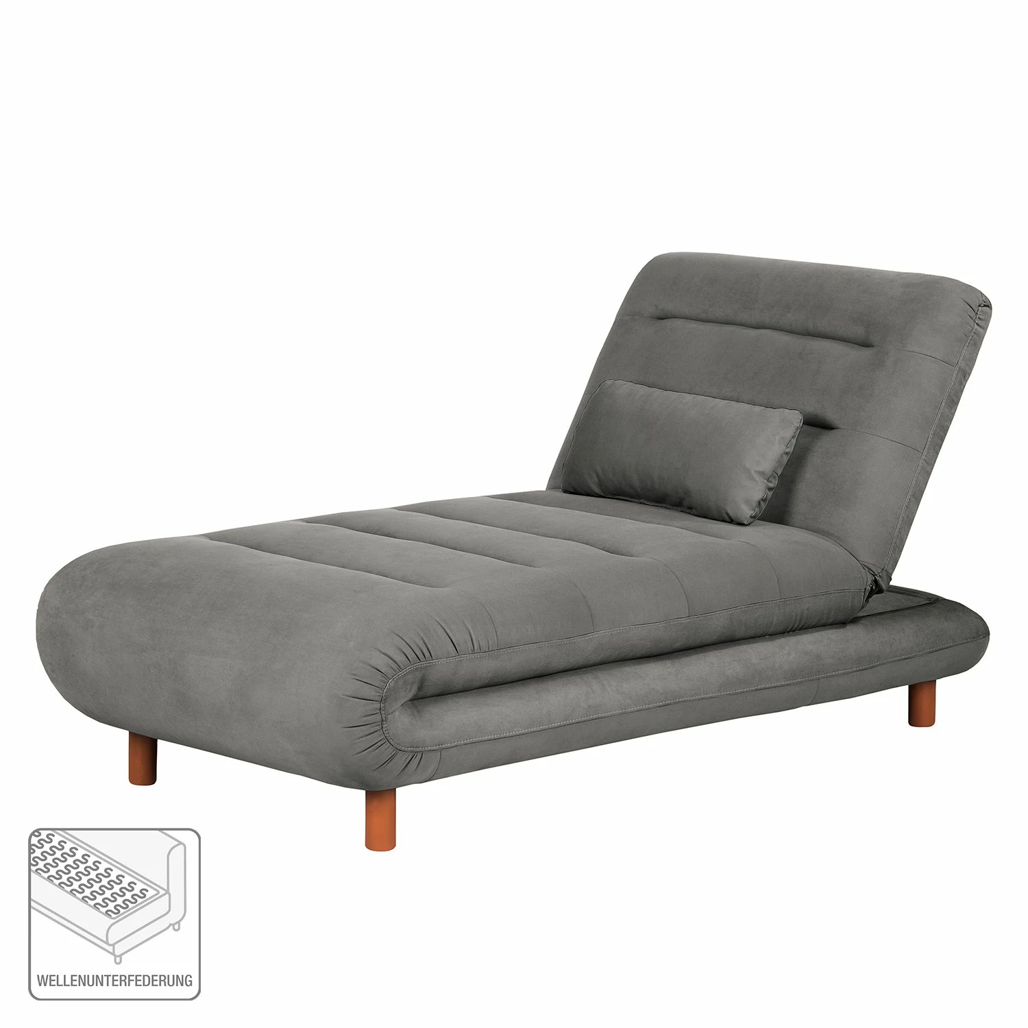 Fredriks Chaiselongue Energy Webstoff - Grau 2 Fredriks Chaiselongue Energy Webstoff - Grau – Bild 2