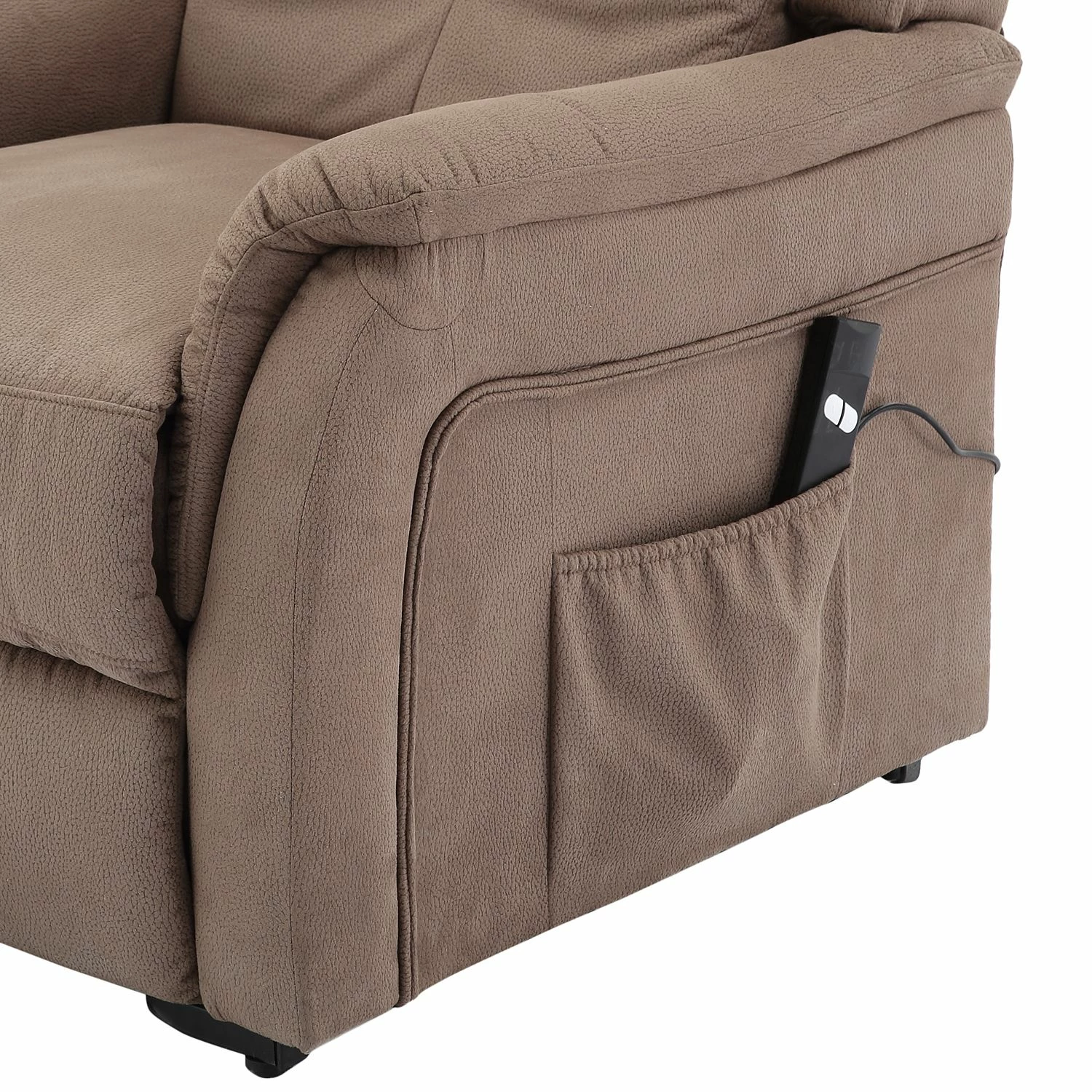 Modoform Fernsehsessel Crespo - Microfaser - Hellbraun 6 Modoform Fernsehsessel Crespo - Microfaser - Hellbraun – Bild 6