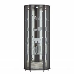 Fredriks Eckvitrine Amalia I - Inkl. Beleuchtung - Schwarz 9 Fredriks Eckvitrine Amalia I - Inkl. Beleuchtung - Schwarz -Wohnzimmermöbel boutique en ligne fif vitrinen led 18 05 2017 4921788