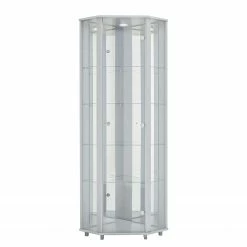 Fredriks Eckvitrine Amalia I - Inkl. Beleuchtung - Weiß