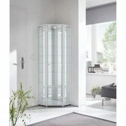 Fredriks Eckvitrine Amalia II - Weiß 8 Fredriks Eckvitrine Amalia II - Weiß -Wohnzimmermöbel boutique en ligne fif vitrinen led 18 05 2017 4921996