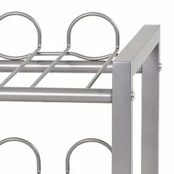 Home Design Flaschenregal Dundalk 1,5l III - Alufarbig -Wohnzimmermöbel boutique en ligne flaschenstaender dundalk iii aluminium stahl 2710894