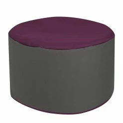 SITTING POINT Fußhocker Bebop Scuba - Aubergine