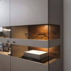 GWINNER Highboard Anzio - Matt Fango / Astnussbaum - Mit Beleuchtung 17 GWINNER Highboard Anzio - Matt Fango / Astnussbaum - Mit Beleuchtung -Wohnzimmermöbel boutique en ligne highboard anzio mit beleuchtung matt fango astnussbaum 4626412