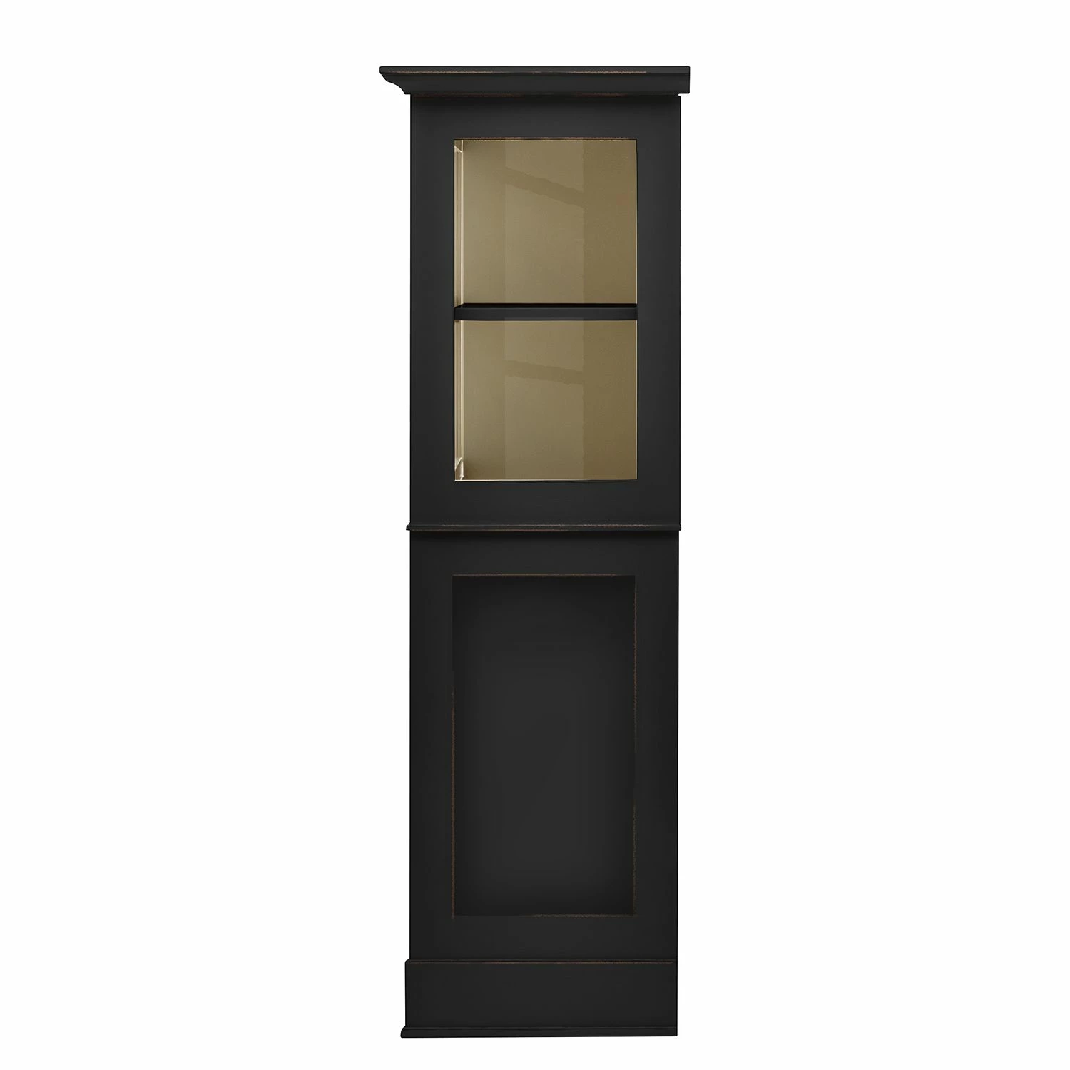 Maison Belfort Highboard Azjana - Schwarz / Pinie Creme 4 Maison Belfort Highboard Azjana - Schwarz / Pinie Creme – Bild 4