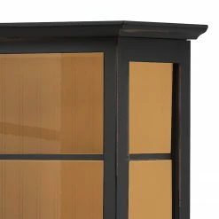 Maison Belfort Highboard Azjana - Schwarz / Pinie Honig -Wohnzimmermöbel boutique en ligne highboard azjana pinie teilmassiv 3394445