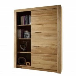 Naturoo Wohnwand Floriano I (4-teilig) - Asteiche / Asteiche Dekor -Wohnzimmermöbel boutique en ligne hochkommode floriano inkl beleuchtung asteiche asteiche dekor 4933768