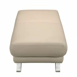 Loftscape Hocker Silvano - Echtleder Beige -Wohnzimmermöbel boutique en ligne hocker silvano echtleder beige 454410