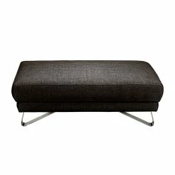 Loftscape Hocker Silvano - Webstoff Braun-Schwarz