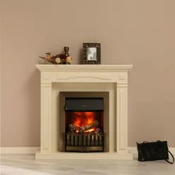 Montreux Elektrokamin Houston - Cremeweiß -Wohnzimmermöbel boutique en ligne houston elektrokamin cremeweiss 4168700