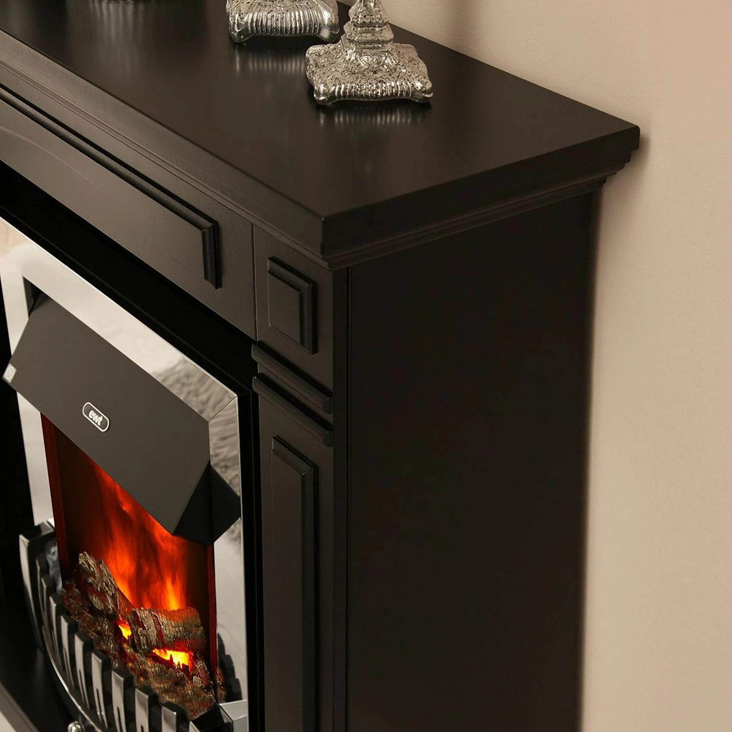 Montreux Elektrokamin Houston - Schwarz seidenmatt 5 Montreux Elektrokamin Houston - Schwarz seidenmatt – Bild 5