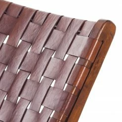 Eva Padberg Collection Stuhl Bourbourg I - Echtleder / Teak massiv - Teak -Wohnzimmermöbel boutique en ligne indexliving 3603693