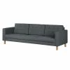 Mørteens Sofa Grums II (3-Sitzer) Webstoff - Anthrazit