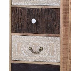 Ars manufacti Hochkommode Curenna III - Mango teilmassiv - Mango / Braun -Wohnzimmermöbel boutique en ligne kommode curenna iv mango teilmassiv 4419496