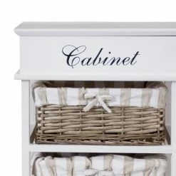 Maison Belfort Kommode Elven IV - Paulownia massiv - Weiß / Braun -Wohnzimmermöbel boutique en ligne kommode elven iv paulownia massiv weiss 4347408