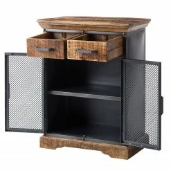 Ars manufacti Kommode Hunter II - Metall / Mango massiv - Mango / Blaugrau -Wohnzimmermöbel boutique en ligne kommode hunter ii metall mango massiv mango blaugrau 4414564