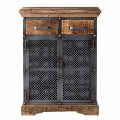 Ars manufacti Kommode Hunter II - Metall / Mango massiv - Mango / Blaugrau -Wohnzimmermöbel boutique en ligne kommode hunter ii metall mango massiv mango blaugrau 4845740