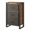 Ars manufacti Kommode Manchester - Akazie teilmassiv / Metall - Akazie / Anthrazit