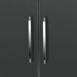 Maja Möbel Kommode Merit - Hochglanz Grau / Alpinweiß -Wohnzimmermöbel boutique en ligne kommode merit hochglanz grau weiss 347669