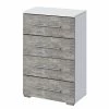 Rauch Blue Kommode Siegen I - Steingrau / Alpinweiß