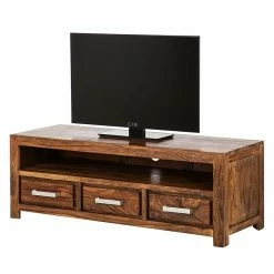 Ars Natura TV-Lowboard Ohio II - Shessham massiv