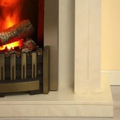 Montreux Elektrokamin Missouri - Beige-Creme marmoriert -Wohnzimmermöbel boutique en ligne missouri elektrokamin beige creme marmoriert 4168848