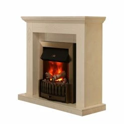 Montreux Elektrokamin Missouri - Beige-Creme marmoriert