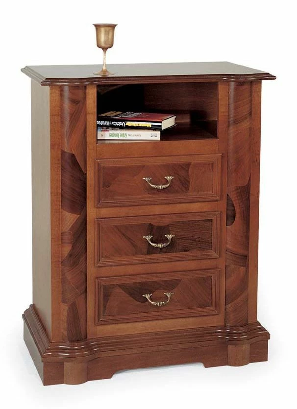 Montreux Kommode Noser - Ayous teilmassiv - Antikbraun 2 Montreux Kommode Noser - Ayous teilmassiv - Antikbraun – Bild 2