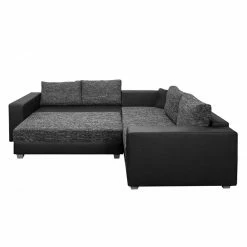 Fredriks Ecksofa Dublin I (mit Schlaffunktion) - Kunstleder/Strukturstoff - Schwarz / Anthrazit - Breite: 254 cm 7 Fredriks Ecksofa Dublin I (mit Schlaffunktion) - Kunstleder/Strukturstoff - Schwarz / Anthrazit - Breite: 254 cm -Wohnzimmermöbel boutique en ligne neuanlage 1406559
